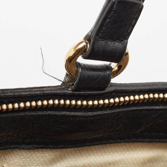 Gucci Black Leather Small Soho Zipped #129837G69B - Picture 8 of 10